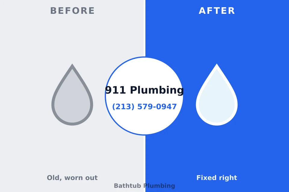 Before and after: plumbing company Mount Tabor, NJ